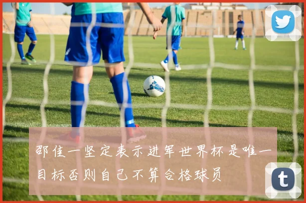 邵佳一坚定表示进军世界杯是唯一目标否则自己不算合格球员